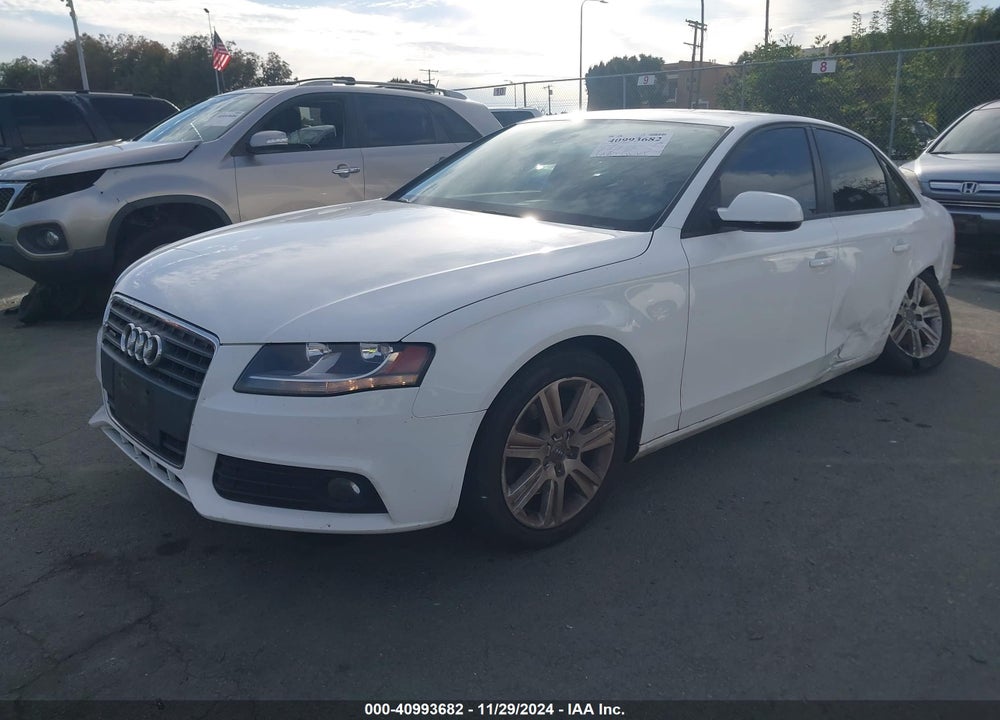 2011 AUDI A4 2.0T PREMIUM VIN: WAUBFAFL6BN046224