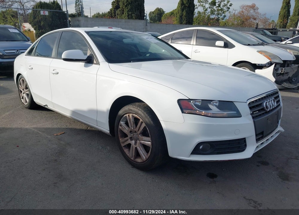 2011 AUDI A4 2.0T PREMIUM VIN: WAUBFAFL6BN046224