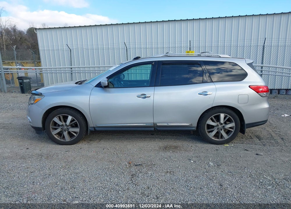 2014 NISSAN PATHFINDER PLATINUM VIN: 5N1AR2MM4EC691523