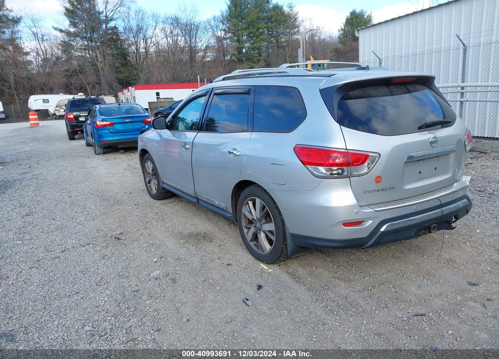 2014 NISSAN PATHFINDER PLATINUM VIN: 5N1AR2MM4EC691523