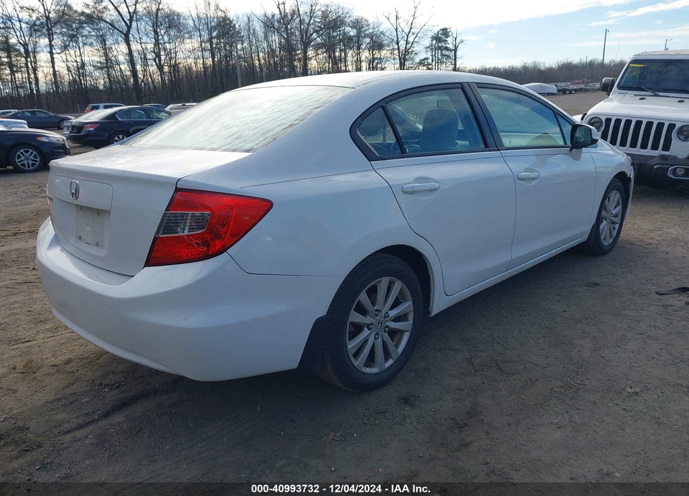 2012 HONDA CIVIC EX VIN: 2HGFB2F89CH593310