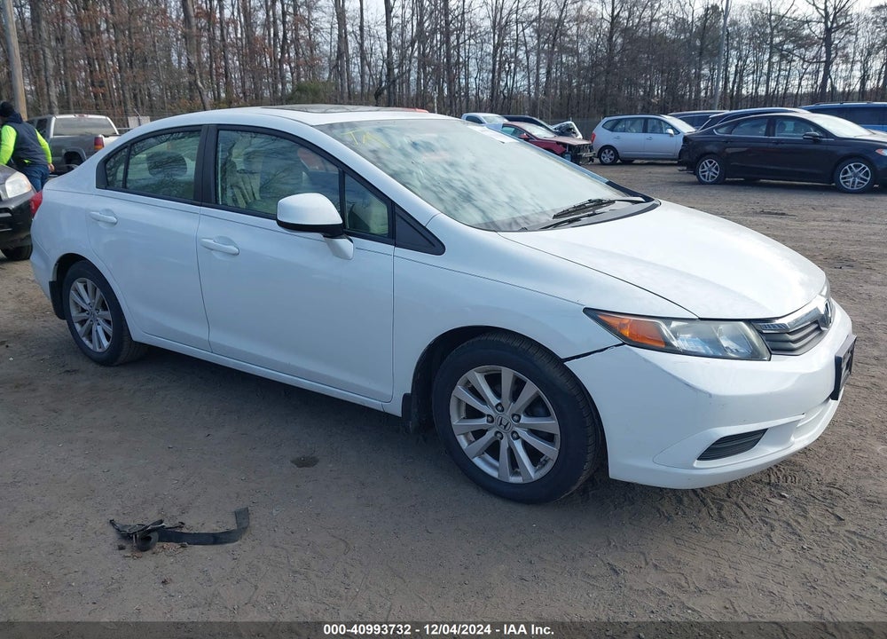 2012 HONDA CIVIC EX VIN: 2HGFB2F89CH593310