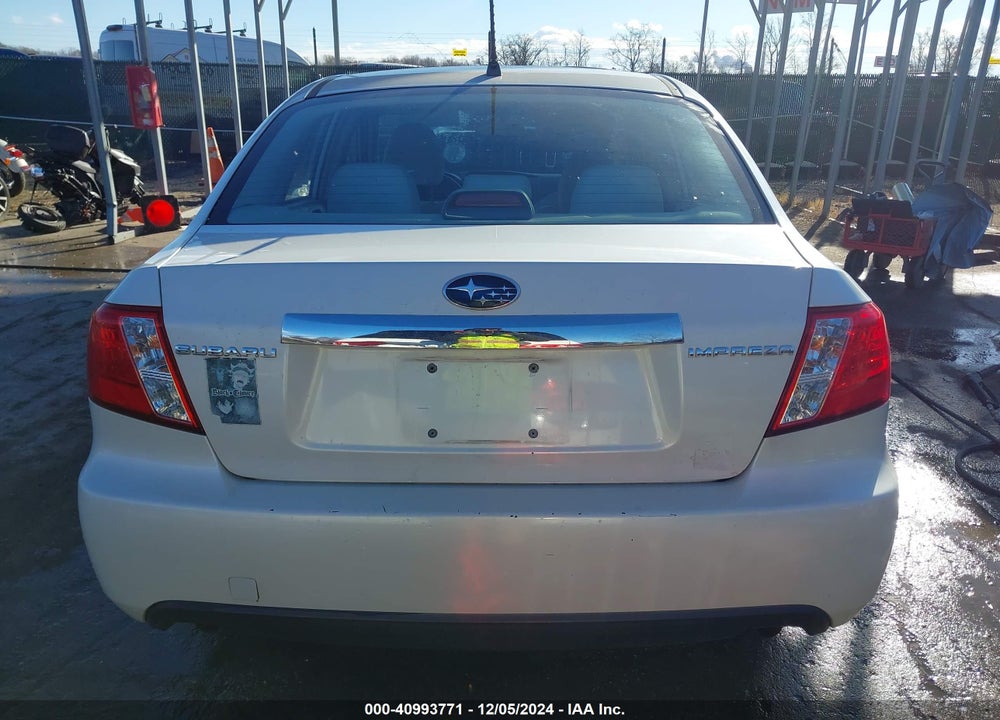 2009 SUBARU IMPREZA 2.5I VIN: JF1GE60699H518202