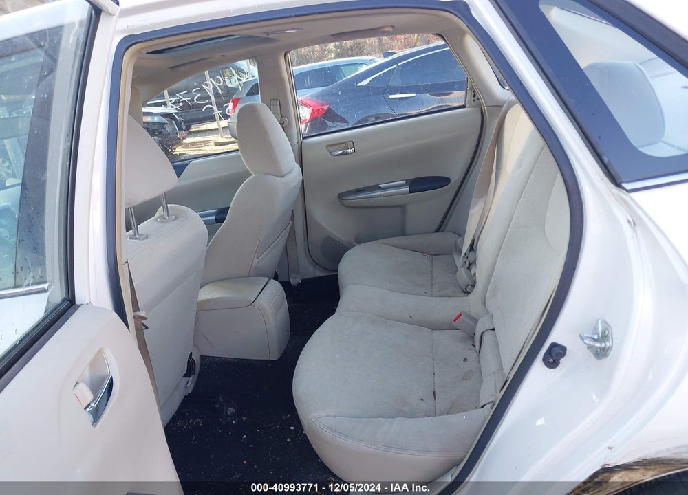 2009 SUBARU IMPREZA 2.5I VIN: JF1GE60699H518202