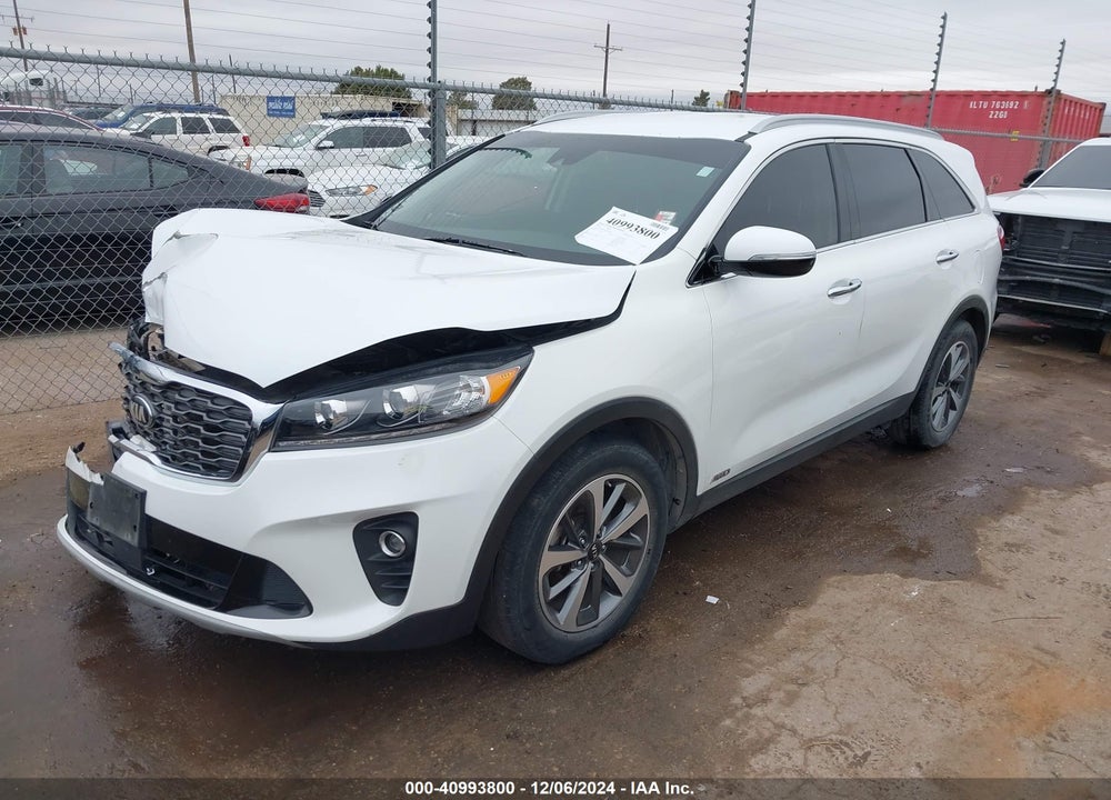 2019 KIA SORENTO 3.3L EX VIN: 5XYPHDA55KG533869