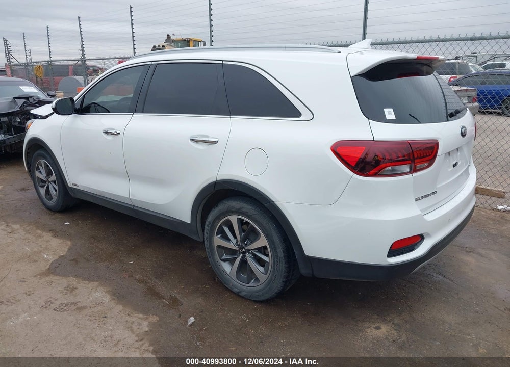 2019 KIA SORENTO 3.3L EX VIN: 5XYPHDA55KG533869