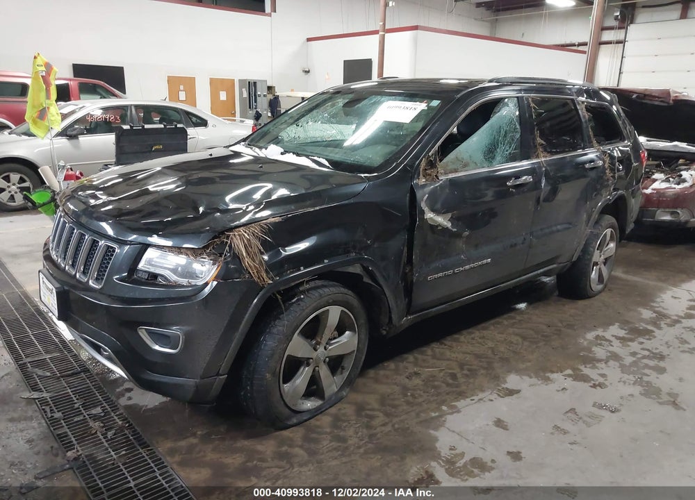 2014 JEEP GRAND CHEROKEE OVERLAND VIN: 1C4RJFCG5EC466545