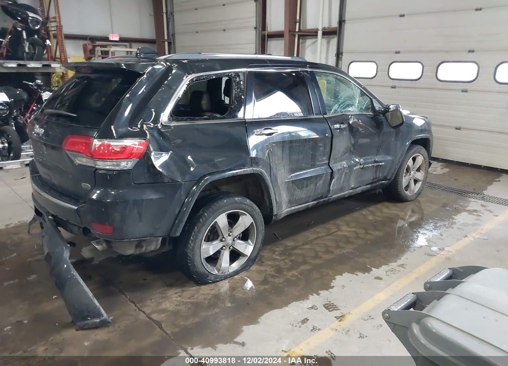 2014 JEEP GRAND CHEROKEE OVERLAND VIN: 1C4RJFCG5EC466545