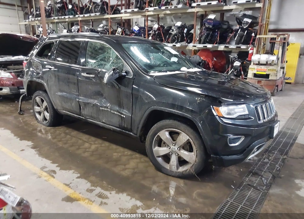 2014 JEEP GRAND CHEROKEE OVERLAND VIN: 1C4RJFCG5EC466545