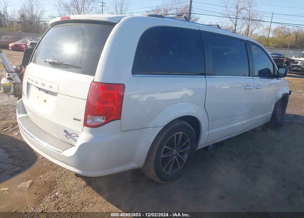 2017 DODGE GRAND CARAVAN SXT VIN: 2C4RDGCGXHR554631