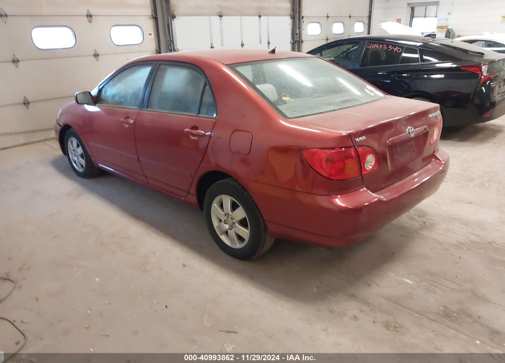 2004 TOYOTA COROLLA LE VIN: 2T1BR38E24C275378