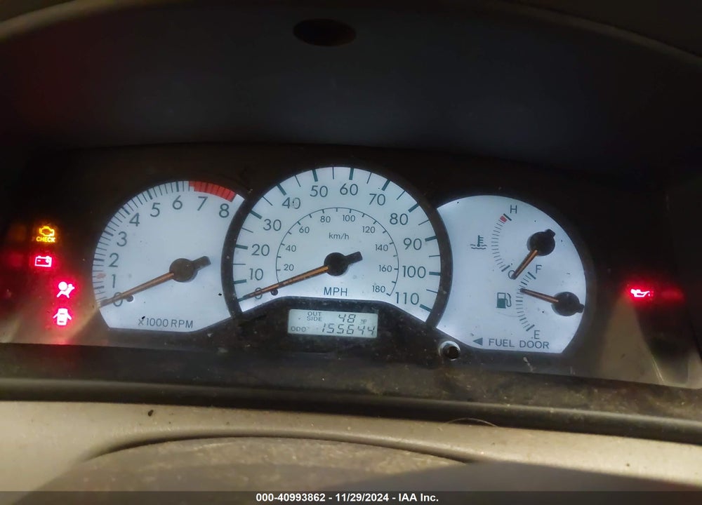 2004 TOYOTA COROLLA LE VIN: 2T1BR38E24C275378