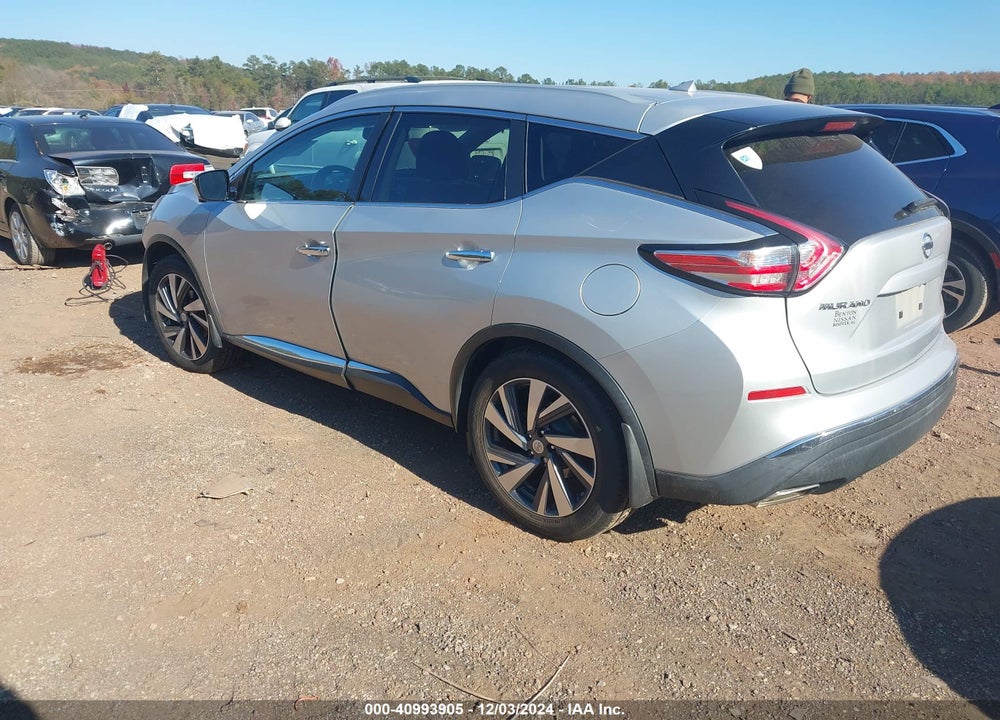 2015 NISSAN MURANO PLATINUM VIN: 5N1AZ2MG2FN257147