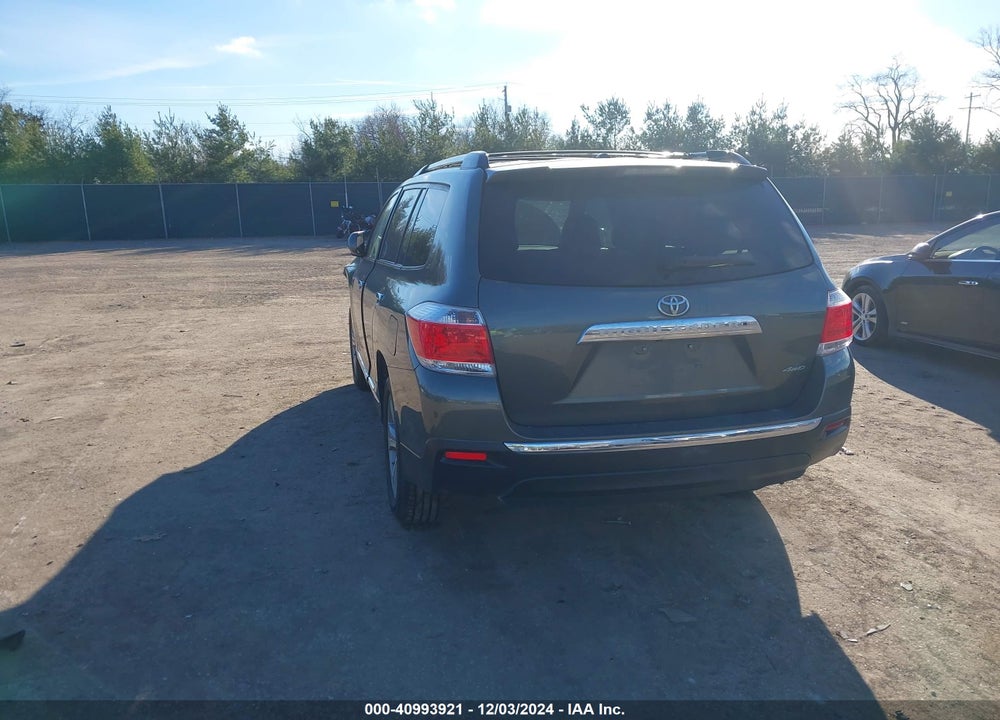2013 TOYOTA HIGHLANDER LIMITED V6 VIN: 5TDDK3EH2DS207245