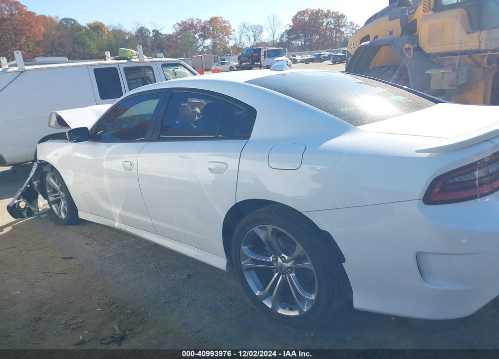 2021 DODGE CHARGER GT RWD VIN: 2C3CDXHG4MH648877