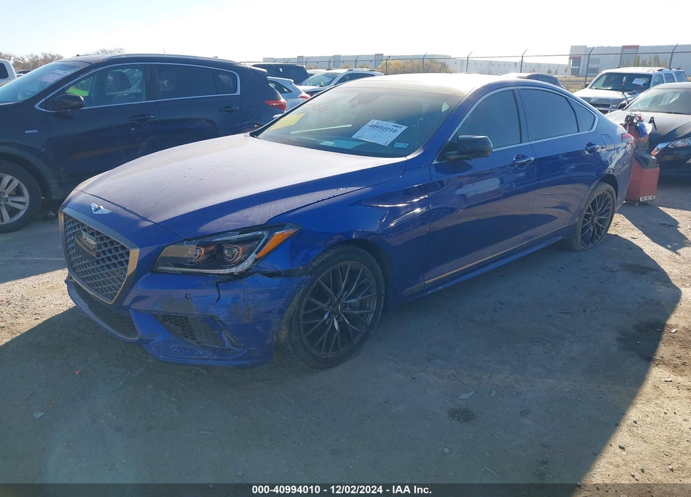 2020 GENESIS G80 3.3T SPORT RWD VIN: KMTFN4JB8LU330454