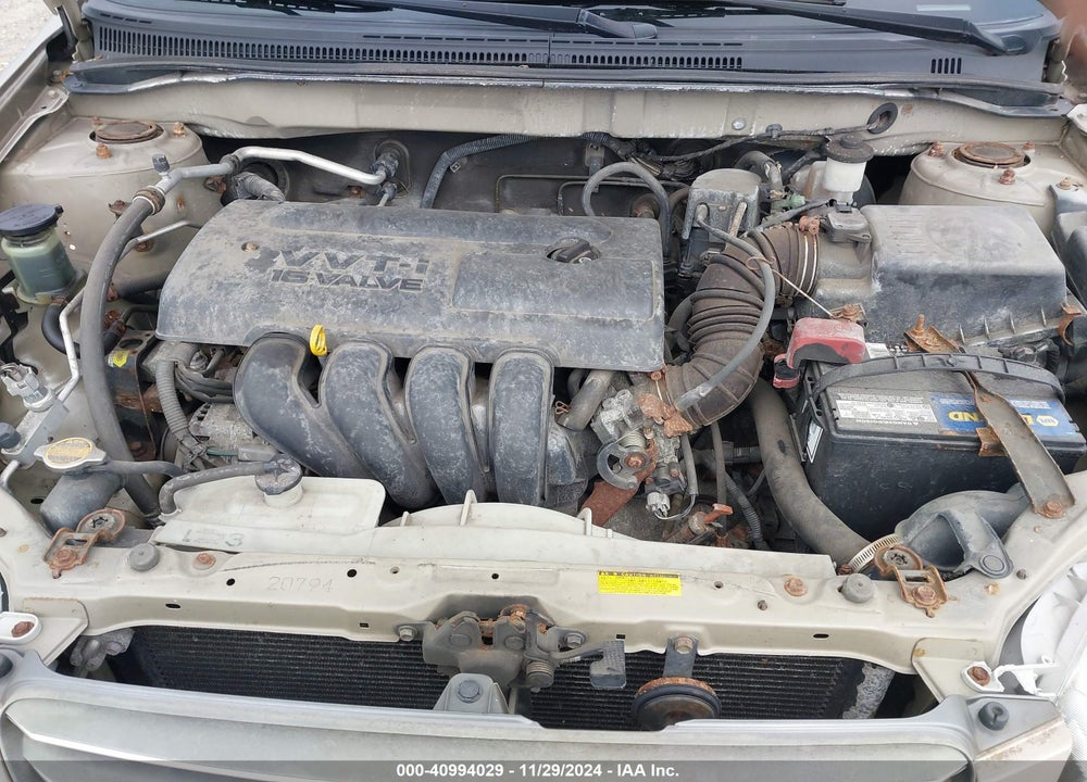 2004 TOYOTA COROLLA LE VIN: 2T1BR32E24C311286