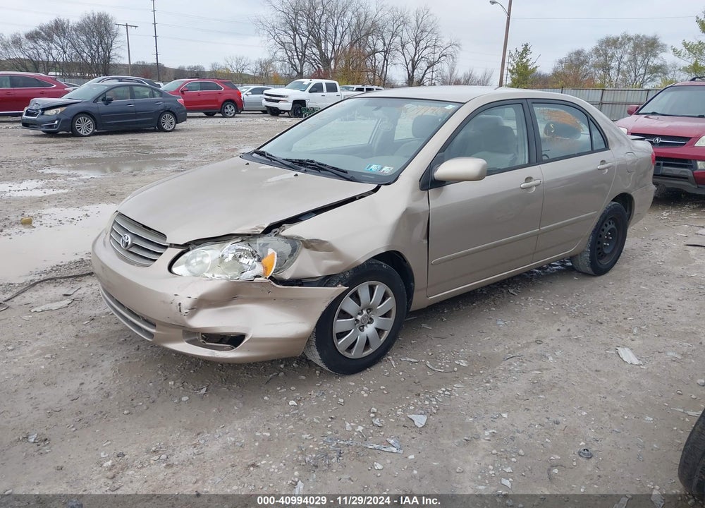 2004 TOYOTA COROLLA LE VIN: 2T1BR32E24C311286