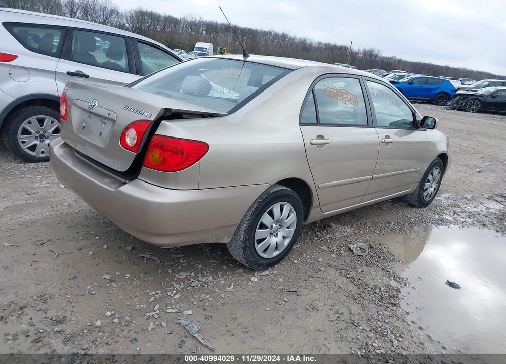 2004 TOYOTA COROLLA LE VIN: 2T1BR32E24C311286