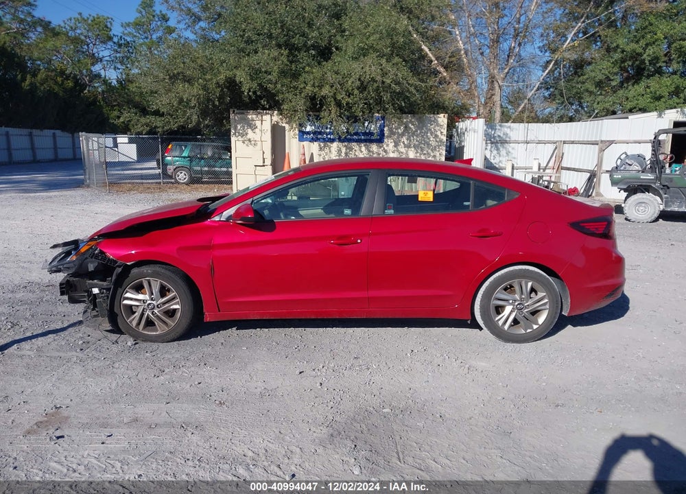 2019 HYUNDAI ELANTRA VIN: 5NPD84LF7KH463356