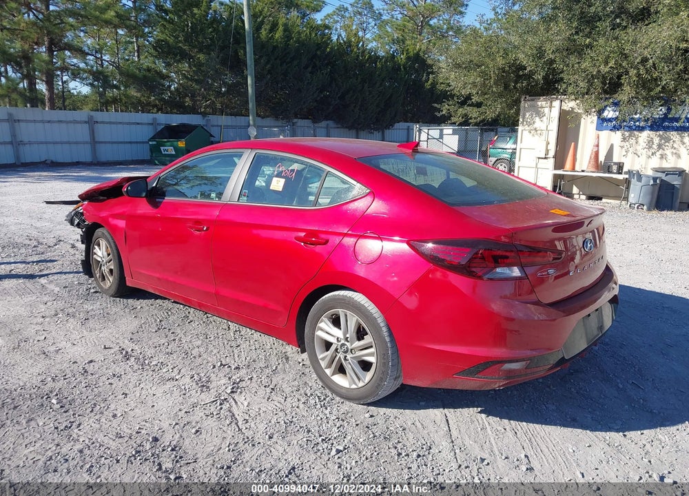 2019 HYUNDAI ELANTRA VIN: 5NPD84LF7KH463356