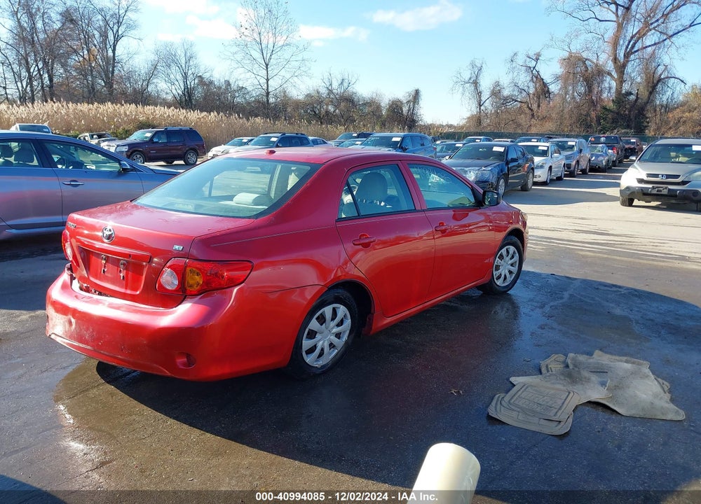 2009 TOYOTA COROLLA LE VIN: 2T1BU40EX9C149776