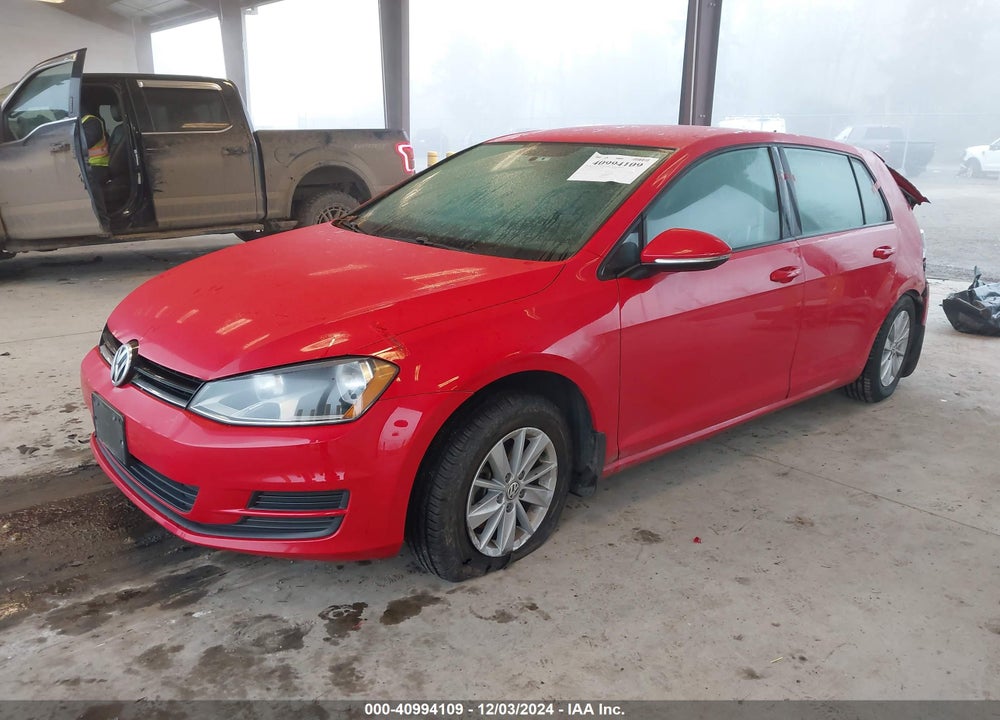 2017 VOLKSWAGEN GOLF TSI S 4-DOOR/TSI WOLFSBURG EDITION 4-DOOR VIN: 3VW117AU8HM030896