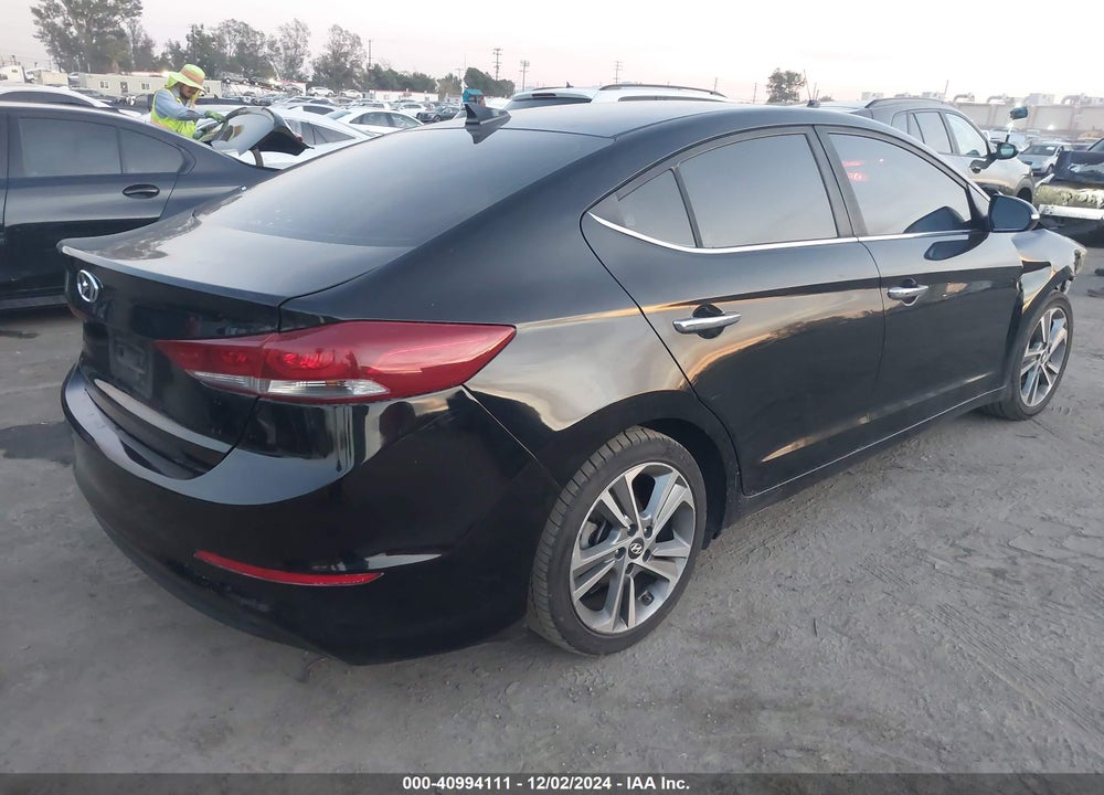 2017 HYUNDAI ELANTRA LIMITED VIN: KMHD84LF9HU182850