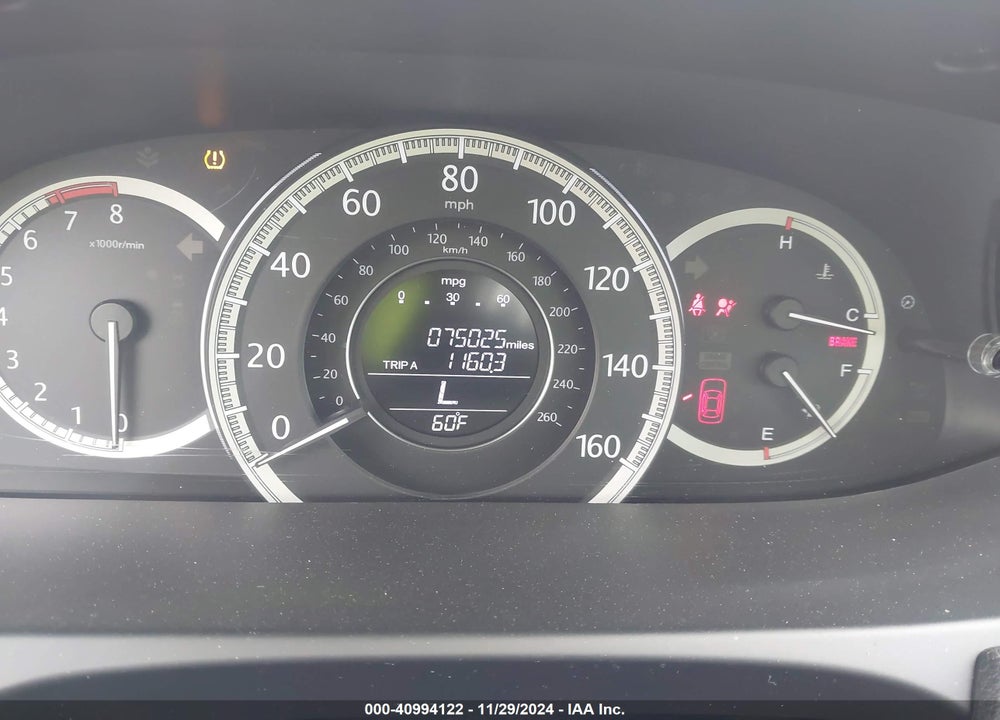 2015 HONDA ACCORD EX VIN: 1HGCR2F7XFA068555