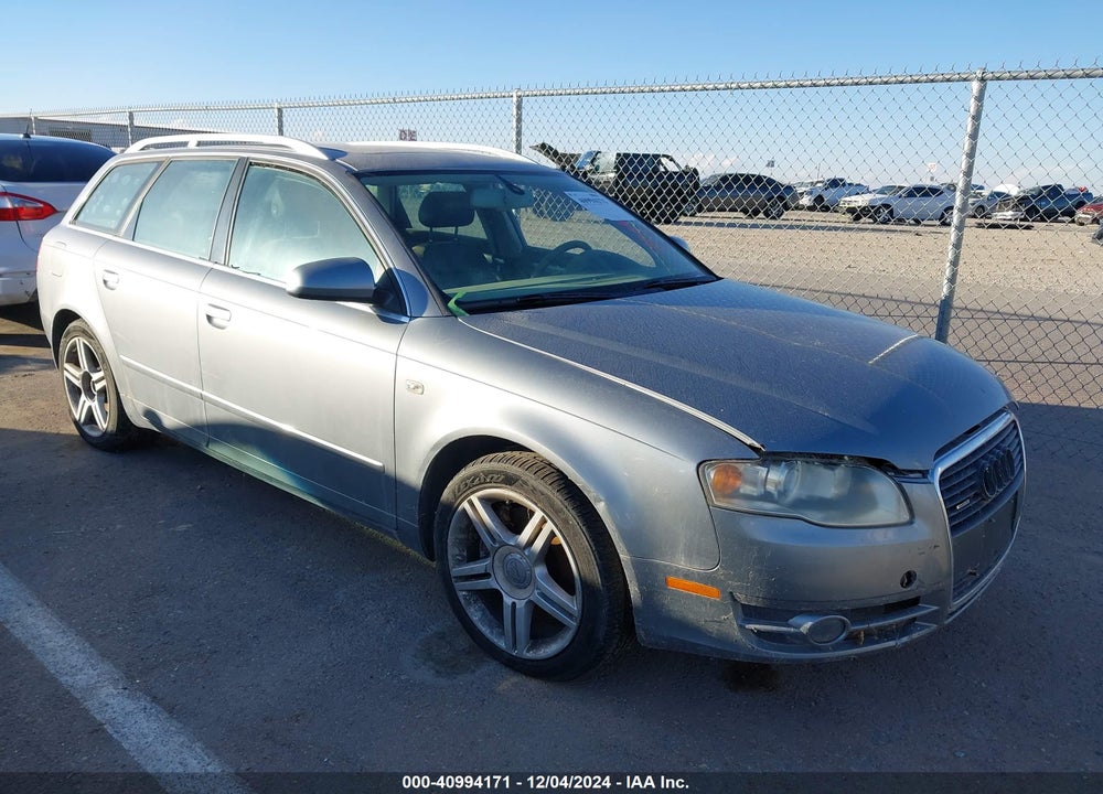 2007 AUDI A4 2.0T AVANT VIN: WAUKF78E07A113433