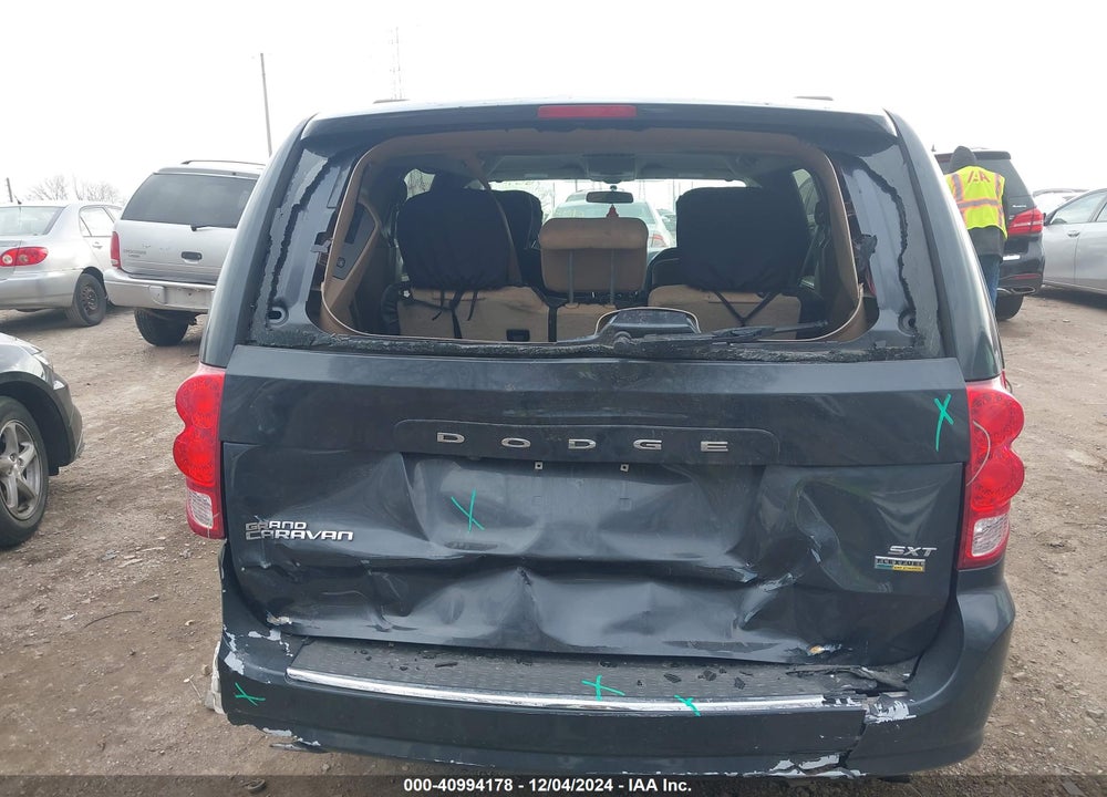 2014 DODGE GRAND CARAVAN SXT VIN: 2C4RDGCG3ER186725