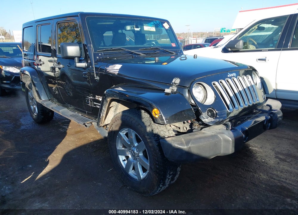 2018 JEEP WRANGLER JK UNLIMITED SAHARA 4X4 VIN: 1C4BJWEG7JL816010