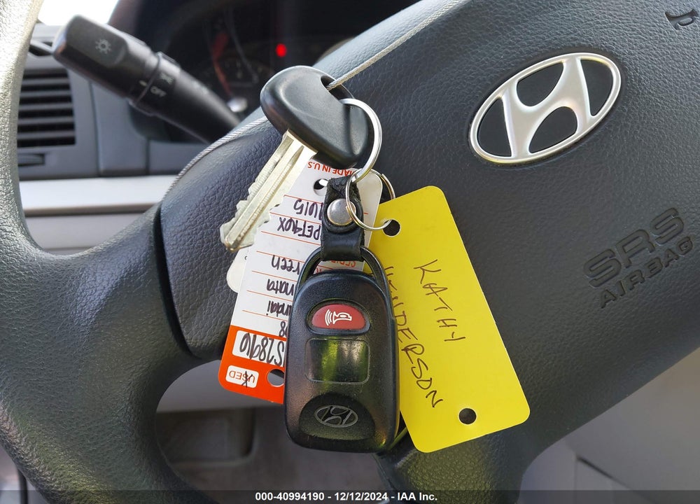 2008 HYUNDAI SONATA GLS VIN: 5NPET46CX8H299615