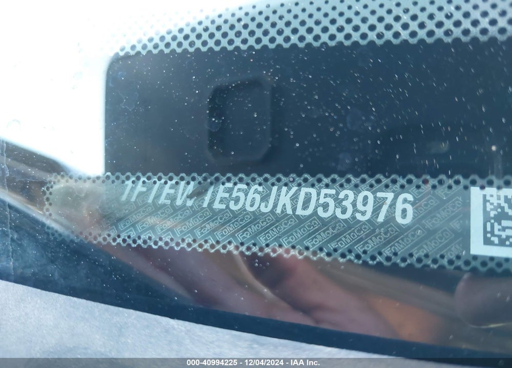 2018 FORD F-150 VIN: 1FTEW1E56JKD53976