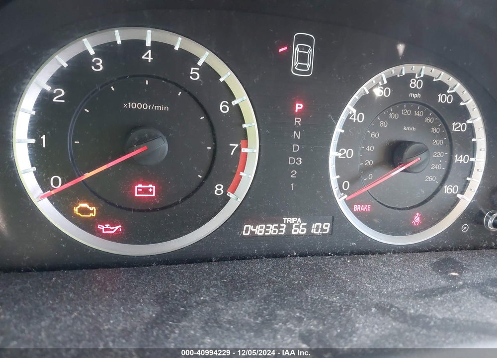 2012 HONDA ACCORD 3.5 EX-L VIN: 1HGCP3F86CA030594