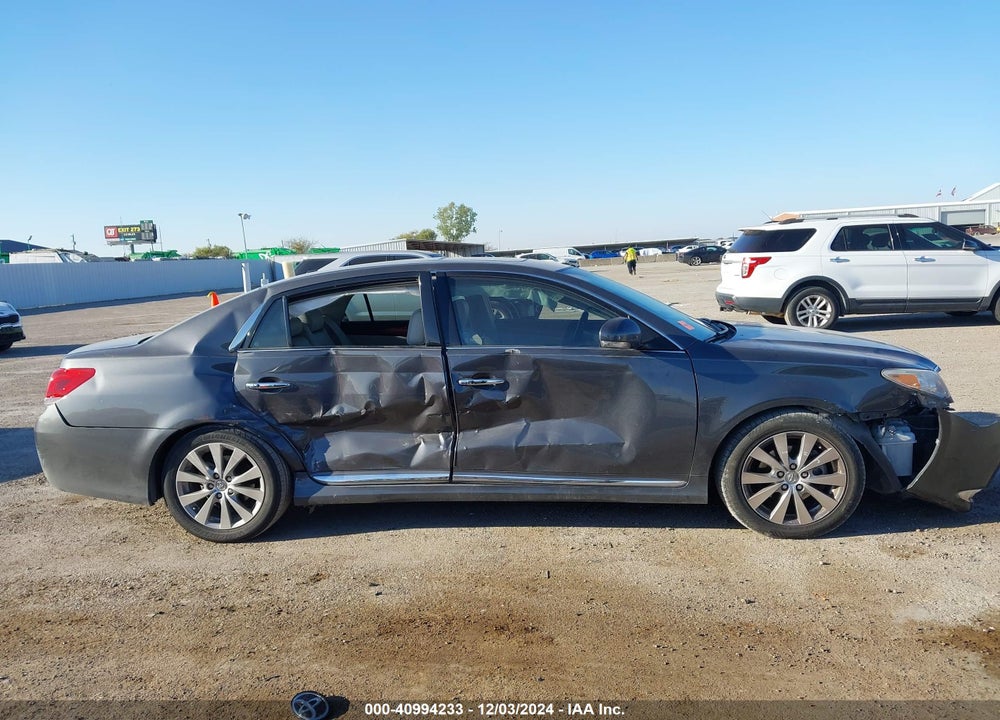 2011 TOYOTA AVALON LIMITED VIN: 4T1BK3DB9BU429998