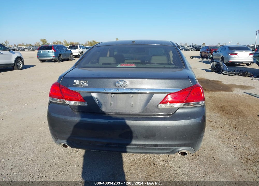 2011 TOYOTA AVALON LIMITED VIN: 4T1BK3DB9BU429998