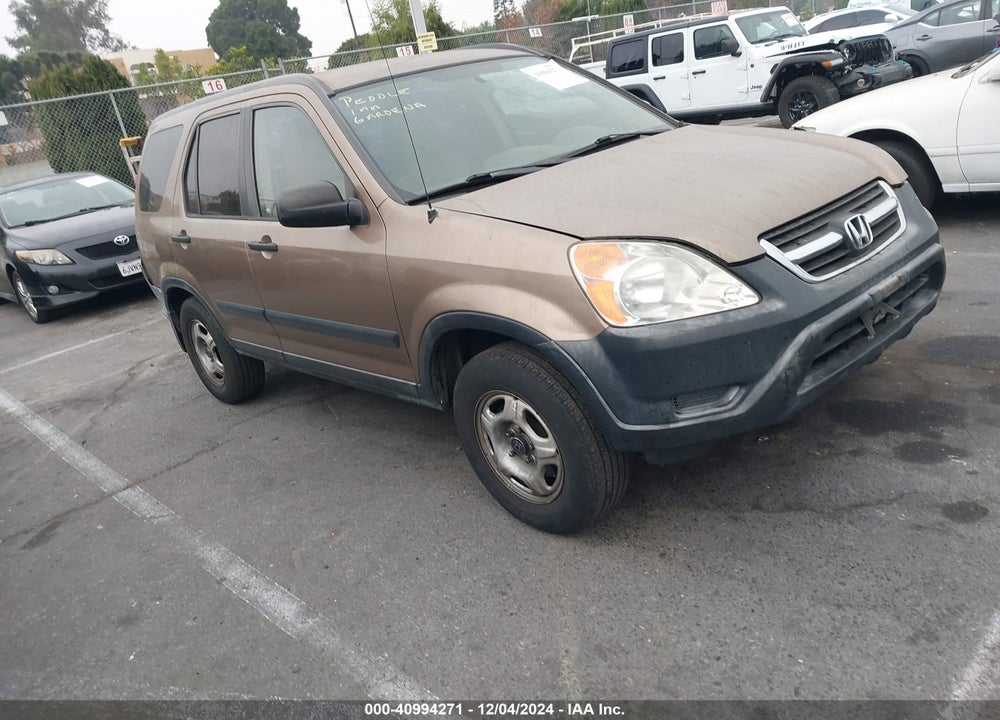 2002 HONDA CR-V LX VIN: JHLRD68422C017196