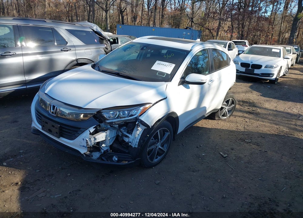 2022 HONDA HR-V AWD EX VIN: 3CZRU6H59NM756424