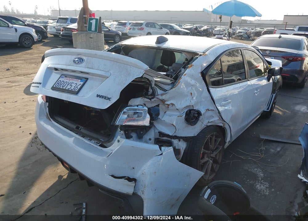 2020 SUBARU WRX VIN: JF1VA1B64L9809632