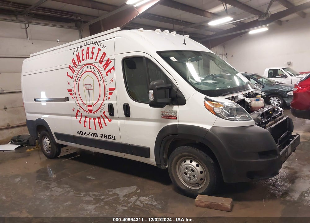 2020 RAM PROMASTER 2500 HIGH ROOF 159 WB VIN: 3C6TRVDG7LE128083