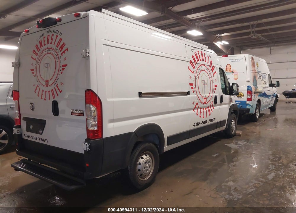 2020 RAM PROMASTER 2500 HIGH ROOF 159 WB VIN: 3C6TRVDG7LE128083