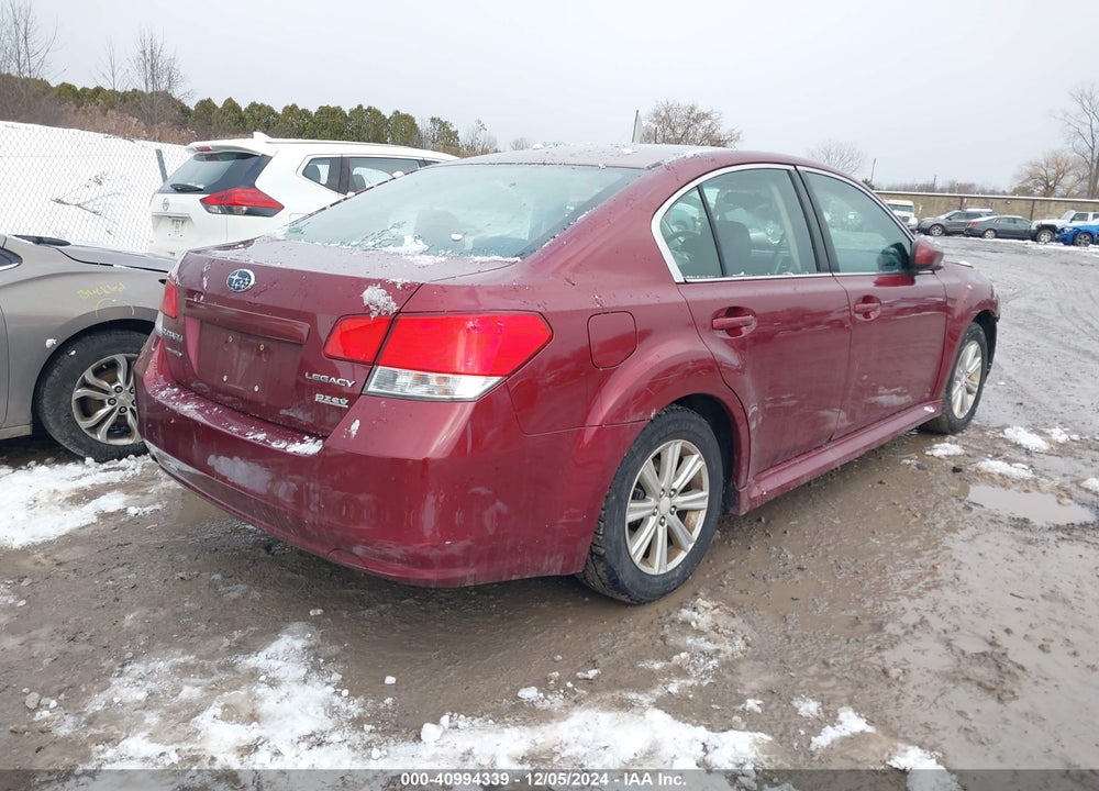 2012 SUBARU LEGACY 2.5I PREMIUM VIN: 4S3BMBC61C3003324