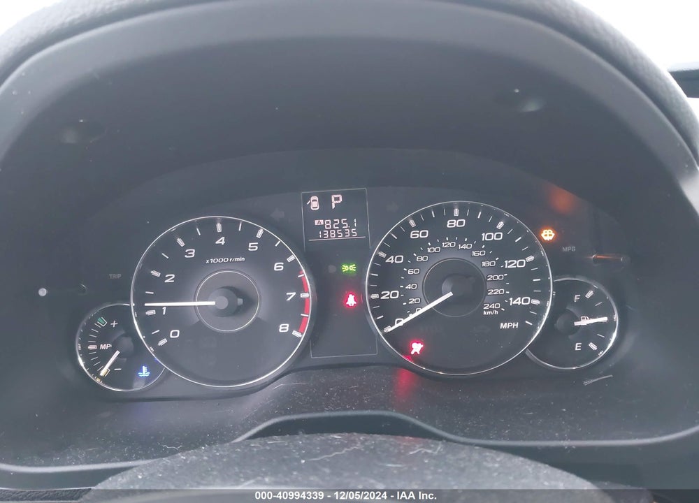 2012 SUBARU LEGACY 2.5I PREMIUM VIN: 4S3BMBC61C3003324