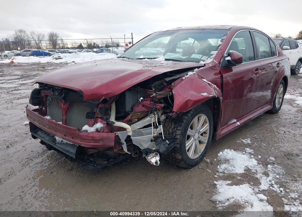 2012 SUBARU LEGACY 2.5I PREMIUM VIN: 4S3BMBC61C3003324