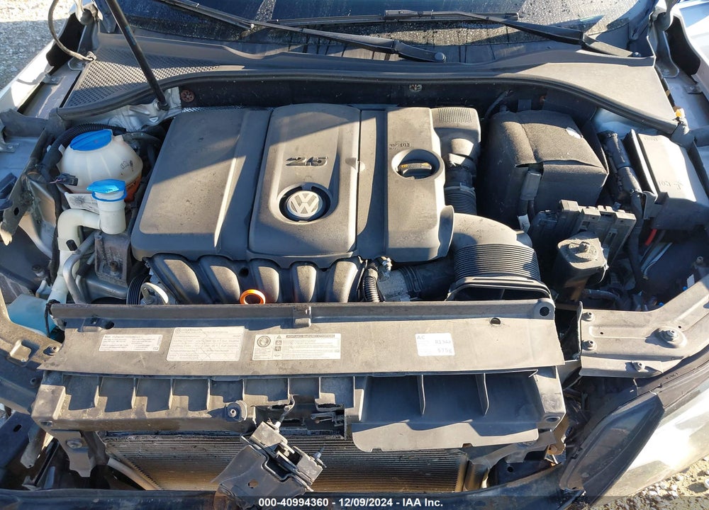 2013 VOLKSWAGEN PASSAT 2.5L SE VIN: 1VWBP7A32DC109146