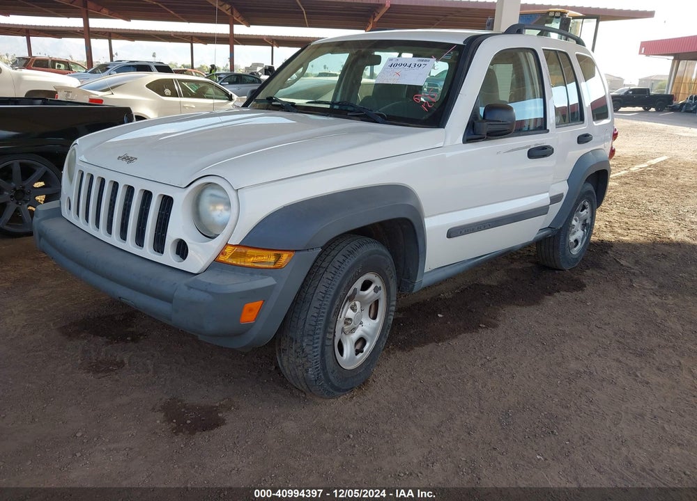 2007 JEEP LIBERTY SPORT VIN: 1J4GK48K77W703750