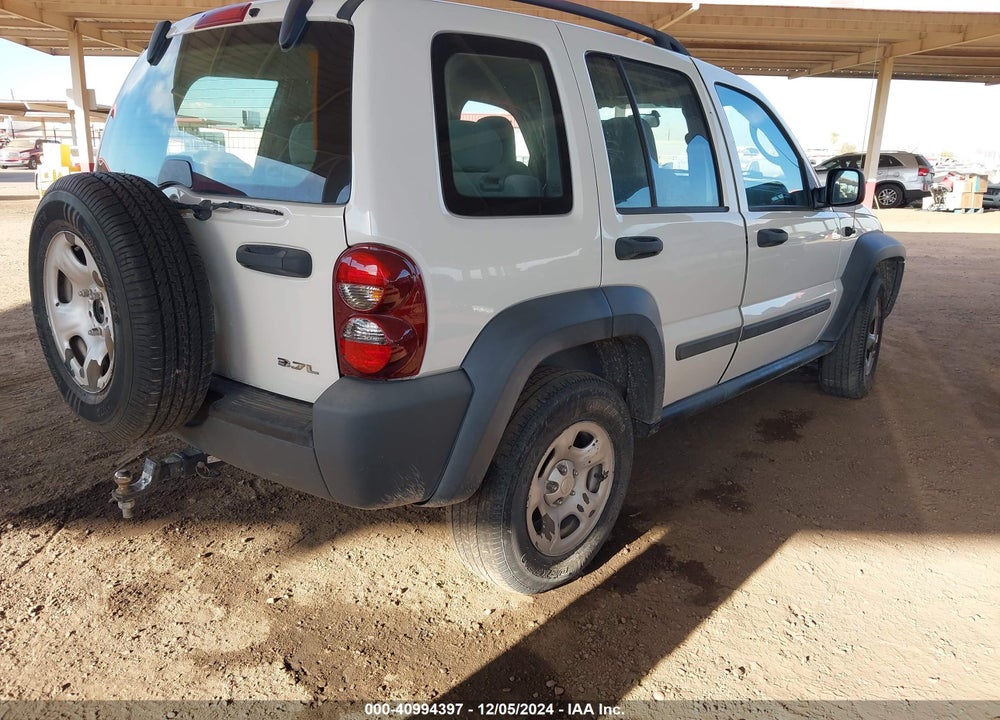 2007 JEEP LIBERTY SPORT VIN: 1J4GK48K77W703750
