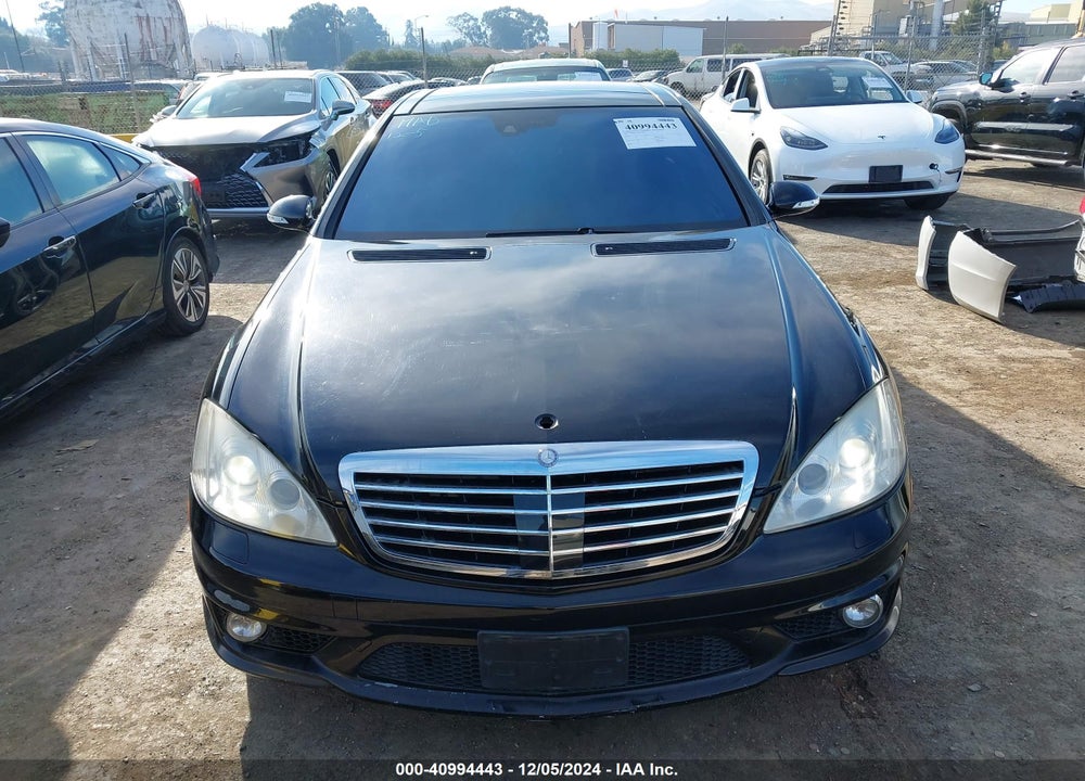 2009 MERCEDES-BENZ S 63 AMG VIN: WDDNG77X79A240396