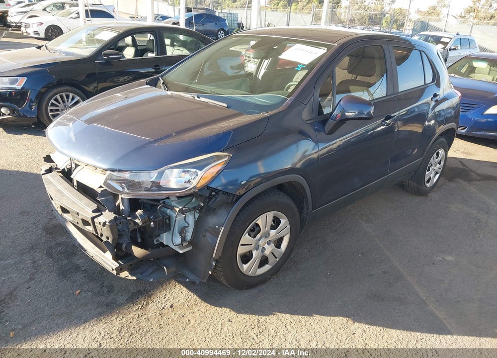 2018 CHEVROLET TRAX LS VIN: 3GNCJKSB2JL176600